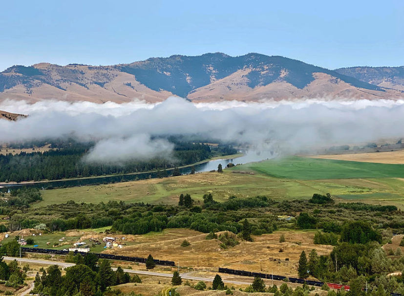 Clouds Over Flathead River