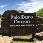 Palo Duro State Park Sign