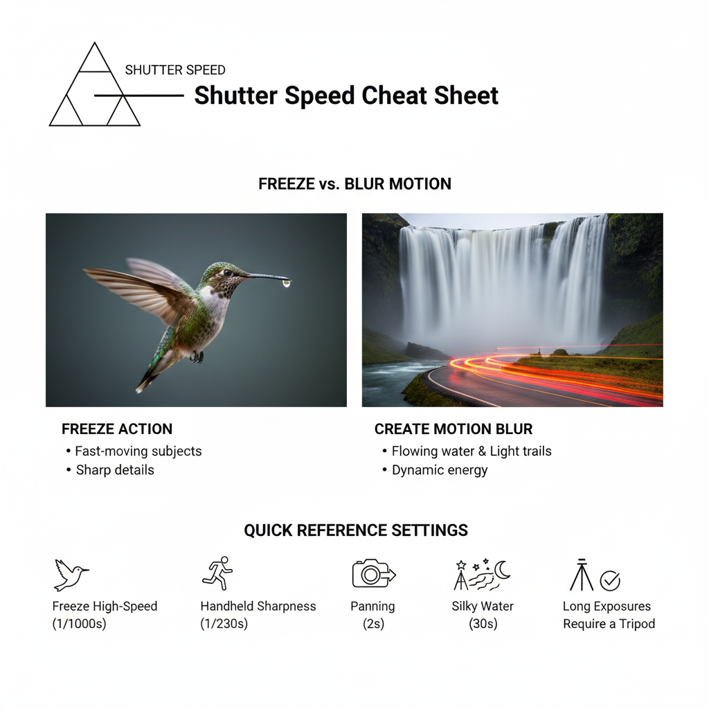 Shutter Speed Quick Reference